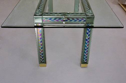 Cristal Lupi Luxor (Antonio Lupi) dining table, 1980`s Italian